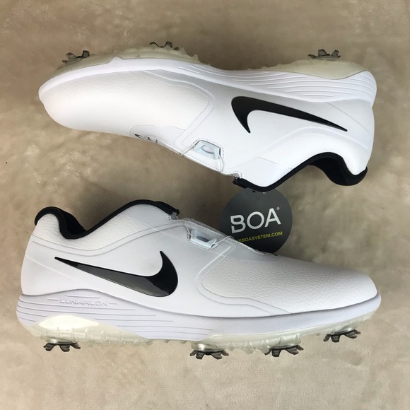 Nike Vapor Pro BOA White Black Golf Shoes 10.5W - Picture 2 of 8